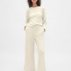 Spodnie piżamowe z szerokimi nogawkami Waffle