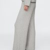 Spodnie swetrowe CashSoft Cable-Knit