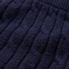 Spodnie swetrowe CashSoft Cable-Knit