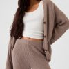 Spodnie swetrowe CashSoft Shaker-Stitch