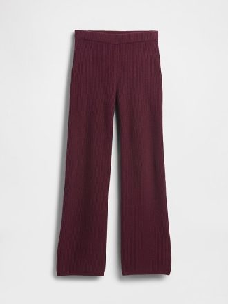 Spodnie swetrowe CashSoft Shaker-Stitch