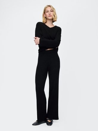 Spodnie swetrowe CashSoft Wide Rib