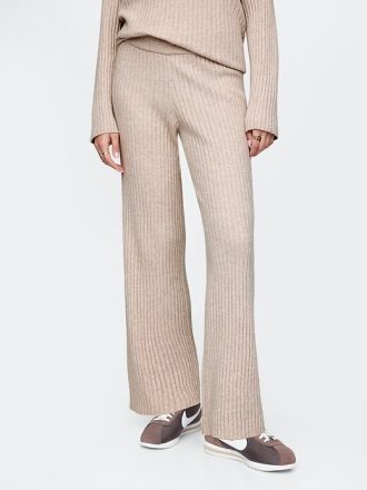 Spodnie swetrowe CashSoft Wide Rib