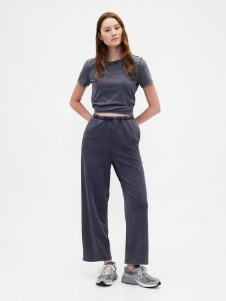 Spodnie Vintage Soft Heavyweight z bawełny organicznej, proste