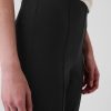 Spodnie z wysokim stanem i podwójną dzianiną