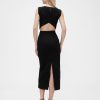 Sukienka midi GapStudio Jersey z wycięciami