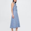 Sukienka midi Icon Denim Halter