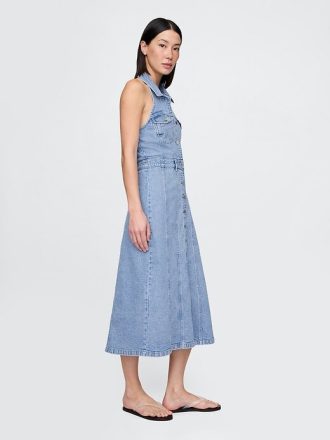 Sukienka midi Icon Denim Halter