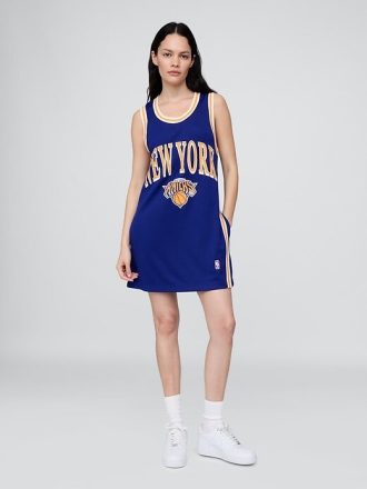 Sukienka mini NBA New York Knicks z recyklingowanego materiału