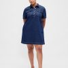 Sukienka mini z ultramiękkiego jeansu