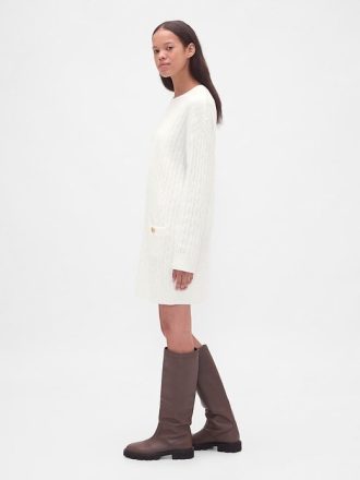 Sukienka sweterkowa CashSoft Cable Knit Mini