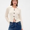 Sweter kardigan z kołnierzykiem, 100% bawełny