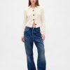 Sweter kardigan z kołnierzykiem, 100% bawełny