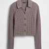 Sweter kardigan z kołnierzykiem, 100% bawełny