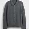 Sweter kardigan z mieszanki wełny merynosów