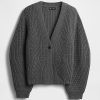 Sweter kardigan z rękawami beczkowymi Sweter kardigan z rękawami beczkowymi