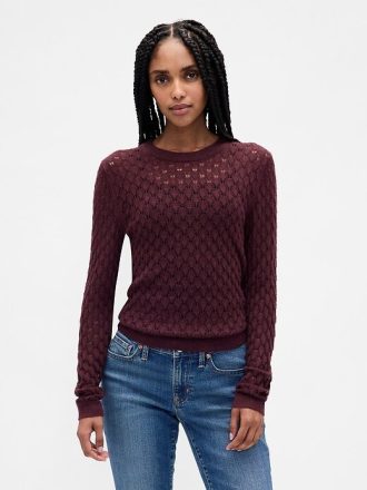 Sweter Pointelle