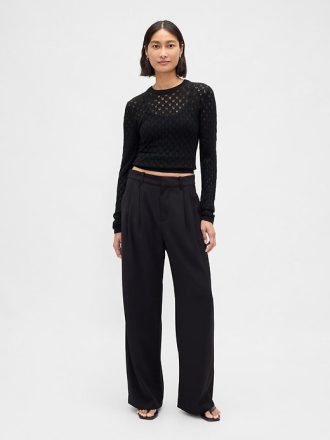 Sweter Pointelle