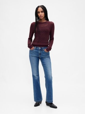 Sweter Pointelle