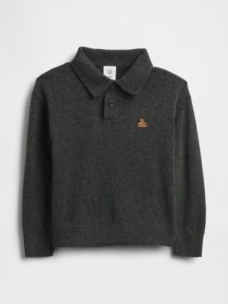 Sweter polo CashSoft dla niemowląt i małych dzieci