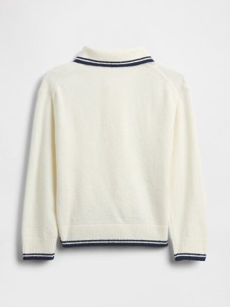 Sweter polo CashSoft dla niemowląt i małych dzieci