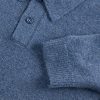 Sweter polo z mieszanki wełny merynosów