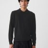 Sweter polo z wełny merino