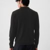 Sweter polo z wełny merino