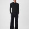 Sweter polo z wełny merino
