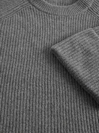 Sweter typu boyfriend CashSoft Shaker-Stitch