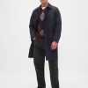 Sweter w romby szczotkowane