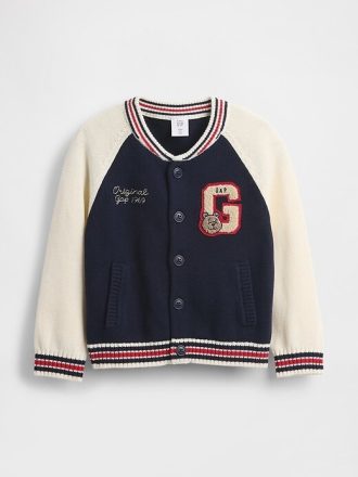Sweter z logo Varsity dla niemowląt i małych dzieci