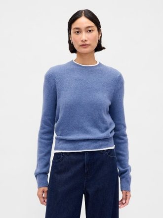 Sweter z okrągłym dekoltem CashSoft