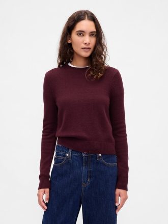 Sweter z okrągłym dekoltem CashSoft