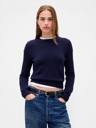 Sweter z okrągłym dekoltem CashSoft