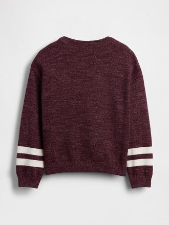 Sweter z okrągłym dekoltem dla niemowląt i małych dzieci
