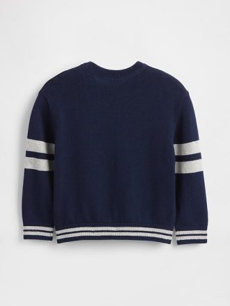 Sweter z okrągłym dekoltem dla niemowląt i małych dzieci
