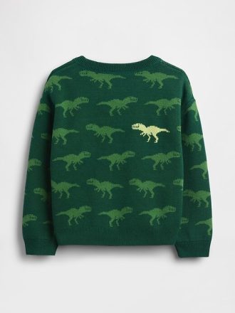 Sweter z okrągłym dekoltem dla niemowląt i małych dzieci