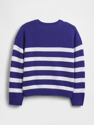 Sweter z okrągłym dekoltem dla niemowląt i małych dzieci