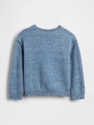 Sweter z okrągłym dekoltem dla niemowląt i małych dzieci