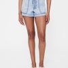 Szorty jeansowe GapStudio High Rise Draped Easy