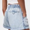 Szorty jeansowe GapStudio High Rise Draped Easy