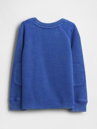 Teksturowany sweter z okrągłym dekoltem dla niemowląt i małych dzieci