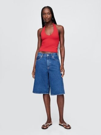 Top typu halter z dzianiny CloseKnit