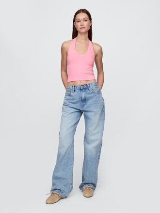 Top typu halter z dzianiny CloseKnit