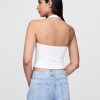 Top typu halter z dzianiny CloseKnit