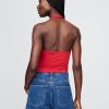 Top typu halter z dzianiny CloseKnit