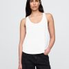 Top typu racerback z mieszanki lnu
