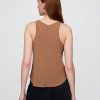 Top typu racerback z mieszanki lnu