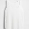 Top typu racerback z mieszanki lnu